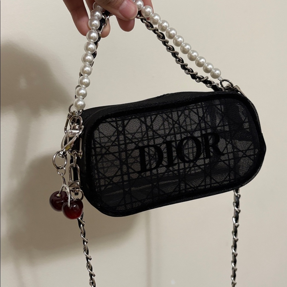 Dior pouch turned into crossbody/handbag